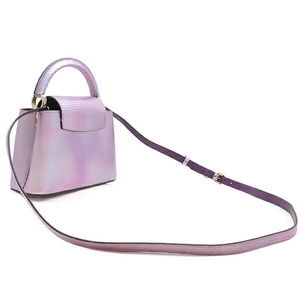 Louis Vuitton Purple Bag 2WAY Capucines Metallic MINI